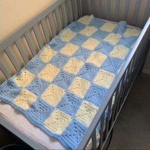 Made by Grandma - Hand Crocheted Baby Blanket